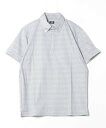 【SALE/40%OFF】CROWDED CLOSET フラワープリントジャージポロシャツ メンズ ビギ トップス ポロシャツ ネイビー ホワイト【送料無料】