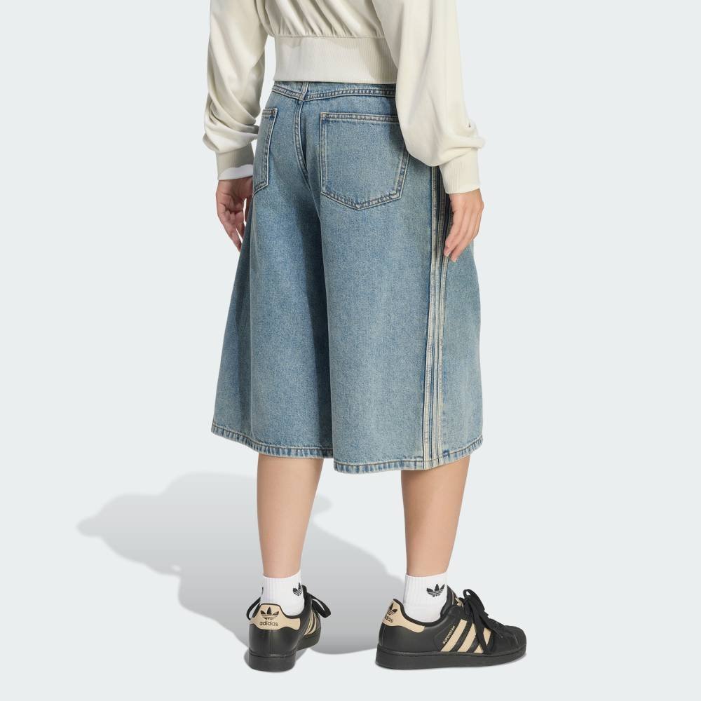 【公式】アディダス adidas 返品可 ミッドライズ デニムジョーツ アディダス パンツ その他のパンツ ブルー