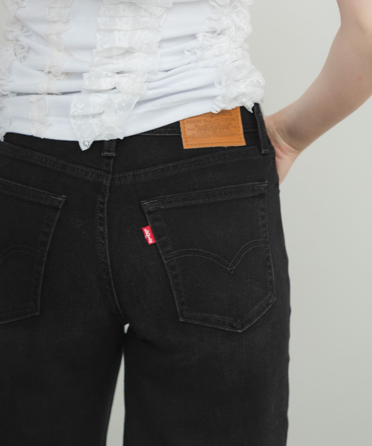 LEVI'S EXCLUSIVE 728 HR WIDELEG アーバンリサーチ パンツ ジーンズ・デニムパンツ ブラック