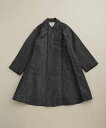 【SALE／70 OFF】NANO universe FROCK COAT - Jute/Bamboo Twill ナノユニバース ジャケット アウター その他のジャケット アウター ブラック【送料無料】