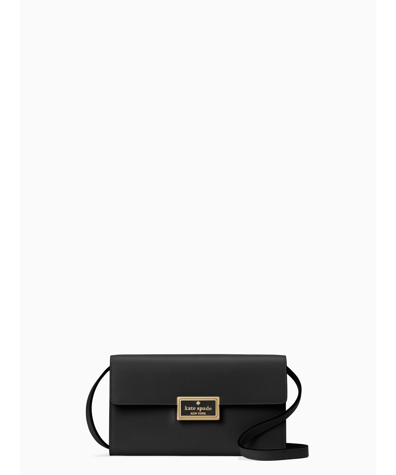 ケイトスペード ポーチ（レディース） 【SALE／70%OFF】kate spade new york リーガン ウォレット クロスボディ ケイトスペードニューヨーク 財布・ポーチ・ケース 財布 ブラック【送料無料】