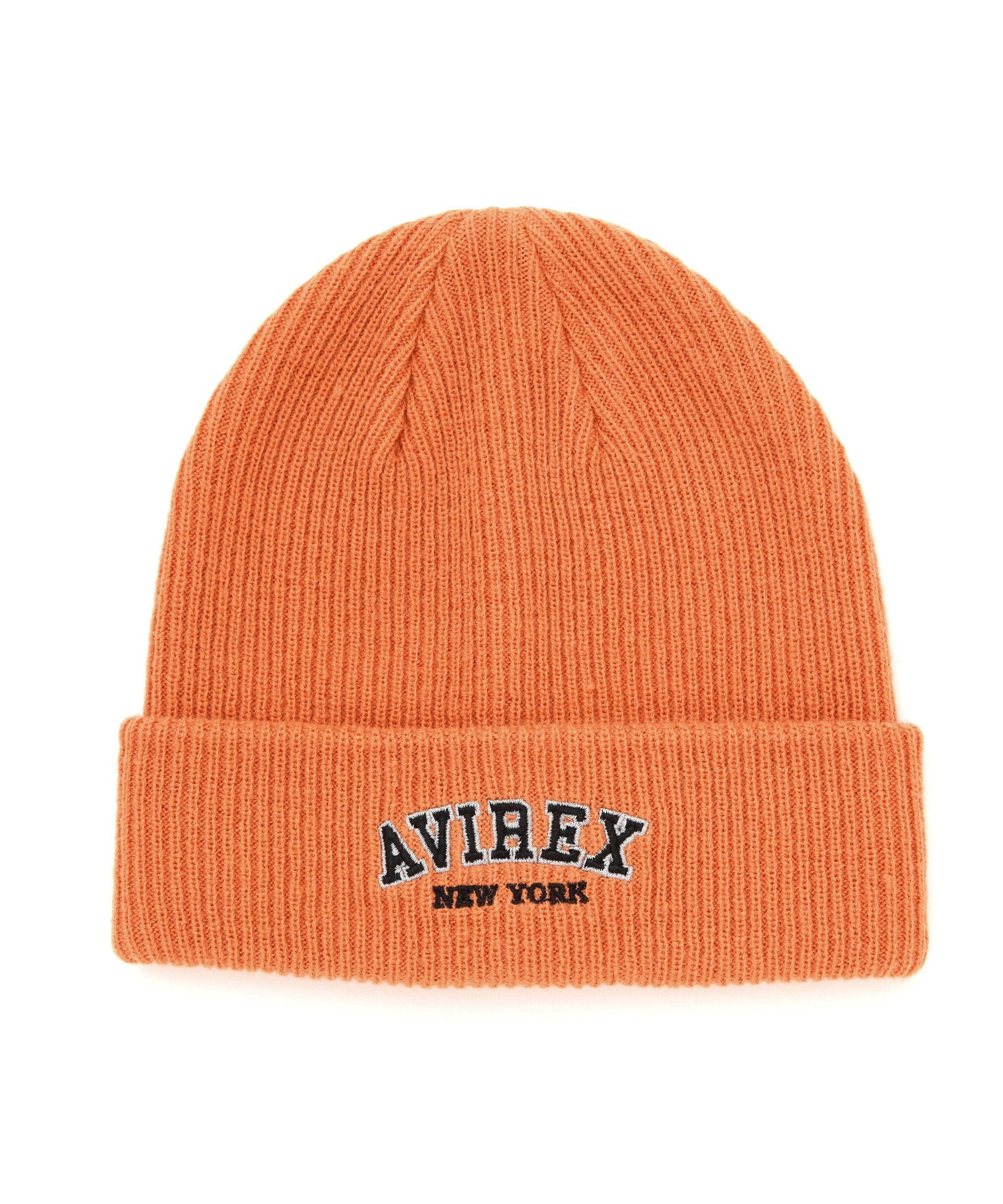 AVIREX（アヴィレックス）《KID'S / キッズ》LOGO KNIT CAP / ロゴ ニット キャップ / AVIREX / アヴィレックスLOGOワッチCAP/ロゴワッチキャップ/AVIREX/アヴィレックス商品詳細・ブランドロゴがポイントのニットキャップ。・お子様のコーディネートのプラスワンアイテムとしても活躍。・ギフトにもオススメ。・メンズにも同じ商品を展開。【AVIREX/アヴィレックス】1975年にアメリカ空軍のコントラクターとして創業し、フライトジャケットを供給した事でその認知度を飛躍的に高めたAVIREXは、1985年、デザインへの不屈の精神でスポーツカジュアルにも進出した。AVIREXVARSITYは、"古き良きアメリカ"をテーマにしたスポーツラインで、アヴィレックスならではのカラーリングと独創的なグラフィックデザインがHIPHOPシーンを中心とした人気アーティストやスポーツ選手に好んで着用され、米国の若者のステータスブランドへと拡大した。クラシカルでありながらもどんなシーンでも色褪せないAVIREXVARSITYのウェアは、性別や国籍を問わず、アメリカンヒーローの精神を信じるすべての人たちに今も支持され続けている。型番：783-3974952-150-42 JM0824【採寸】F：高さ19cm、頭周り39cm商品のサイズについて【商品詳細】中国製素材：アクリル100%サイズ：F手洗い、ドライクリーニング不可※画面上と実物では多少色具合が異なって見える場合もございます。ご了承ください。商品のカラーについて 【予約商品について】 ※「先行予約販売中」「予約販売中」をご注文の際は予約商品についてをご確認ください。■重要なお知らせ※ 当店では、ギフト配送サービス及びラッピングサービスを行っておりません。ご注文者様とお届け先が違う場合でも、タグ（値札）付「納品書 兼 返品連絡票」同梱の状態でお送り致しますのでご了承ください。 ラッピング・ギフト配送について※ 2点以上ご購入の場合、全ての商品が揃い次第一括でのお届けとなります。お届け予定日の異なる商品をお買い上げの場合はご注意下さい。お急ぎの商品がございましたら分けてご購入いただきますようお願い致します。発送について ※ 買い物カートに入れるだけでは在庫確保されませんのでお早めに購入手続きをしてください。当店では在庫を複数サイトで共有しているため、同時にご注文があった場合、売切れとなってしまう事がございます。お手数ですが、ご注文後に当店からお送りする「ご注文内容の確認メール」をご確認ください。ご注文の確定について ※ Rakuten Fashionの商品ページに記載しているメーカー希望小売価格は、楽天市場「商品価格ナビ」に登録されている価格に準じています。 商品の価格についてAVIREXAVIREXのその他の帽子帽子ご注文・お届けについて発送ガイドラッピンググッズ3,980円以上送料無料ご利用ガイド