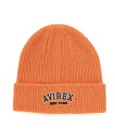 AVIREX 《KID'S / キッズ》LOGO KNIT CAP / ロゴ ニット キャップ / AVIREX / アヴィレックス アヴィレックス 帽子 その他の帽子 オレンジ ブラック