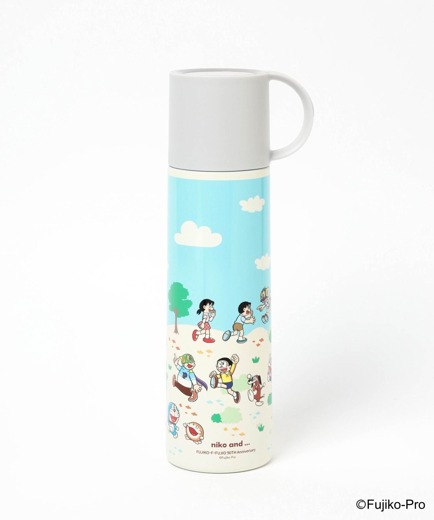 niko and ... 【藤子・F・不二雄】ステンレスボトル/容量480ml ニコアンド 食器・調理器具・キッチン用品 弁当箱・ランチボックス ホワイト グレーのサムネイル