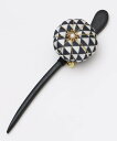 カヤ 【カヤ】鱗ふくれかんざし アミナコレクション ヘアアクセサリー その他のヘアアクセサリー パープル ブラック