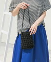 【SALE/40%OFF】URBAN RESEARCH DOORS メタリックヤーンショルダーバッグ アーバンリサーチドアーズ バッグ ショルダーバッグ ブラック【送料無料】