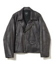 【SALE/30%OFF】BEAMS フェイクレザー ライダースジャケット ビームス アウトレット ジャケット・アウター ブルゾン・ジャンパー グレー ブラック【送料無料】