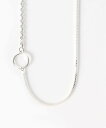 417 EDIFICE JIEDA / ジエダ 925SILVER SWITCHING NECKLACE / GD04 フォーワンセブン エディフィス アクセサリー・腕時計 ネックレス シルバー【送料無料】