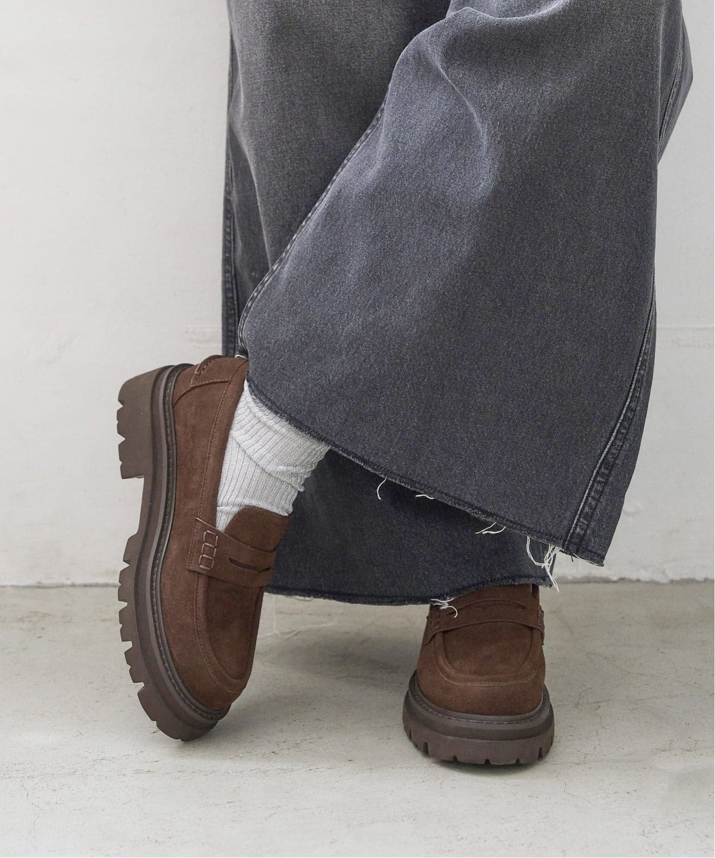 LE TALON 《追加2》アツゾコモールドローファー ルタロン シューズ・靴 ローファー ブラウン ブラック【送料無料】