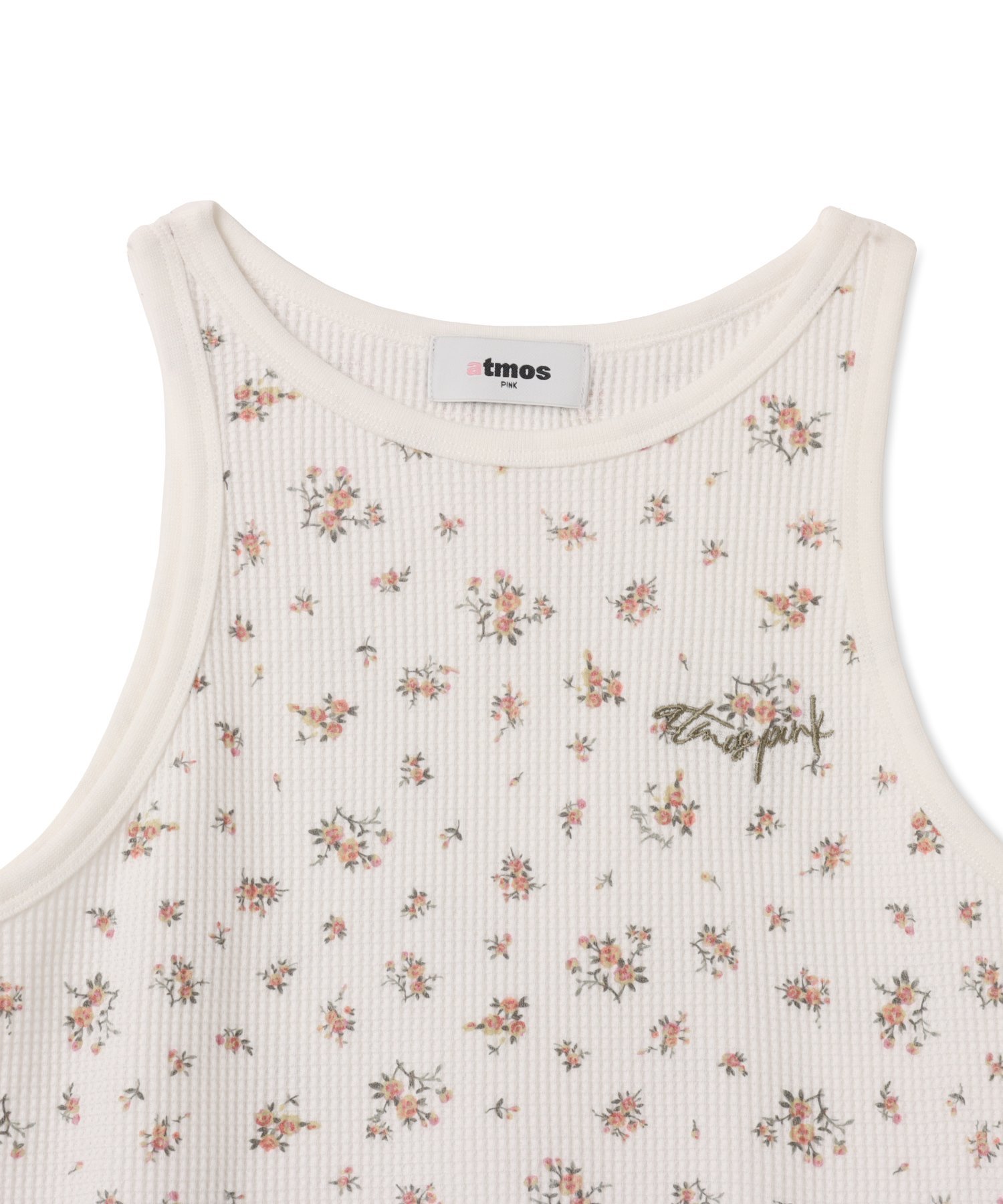 atmos pink atmos pink Floral Print Tank Top WHITE アトモス トップス ノースリーブ・タンクトップ ホワイト