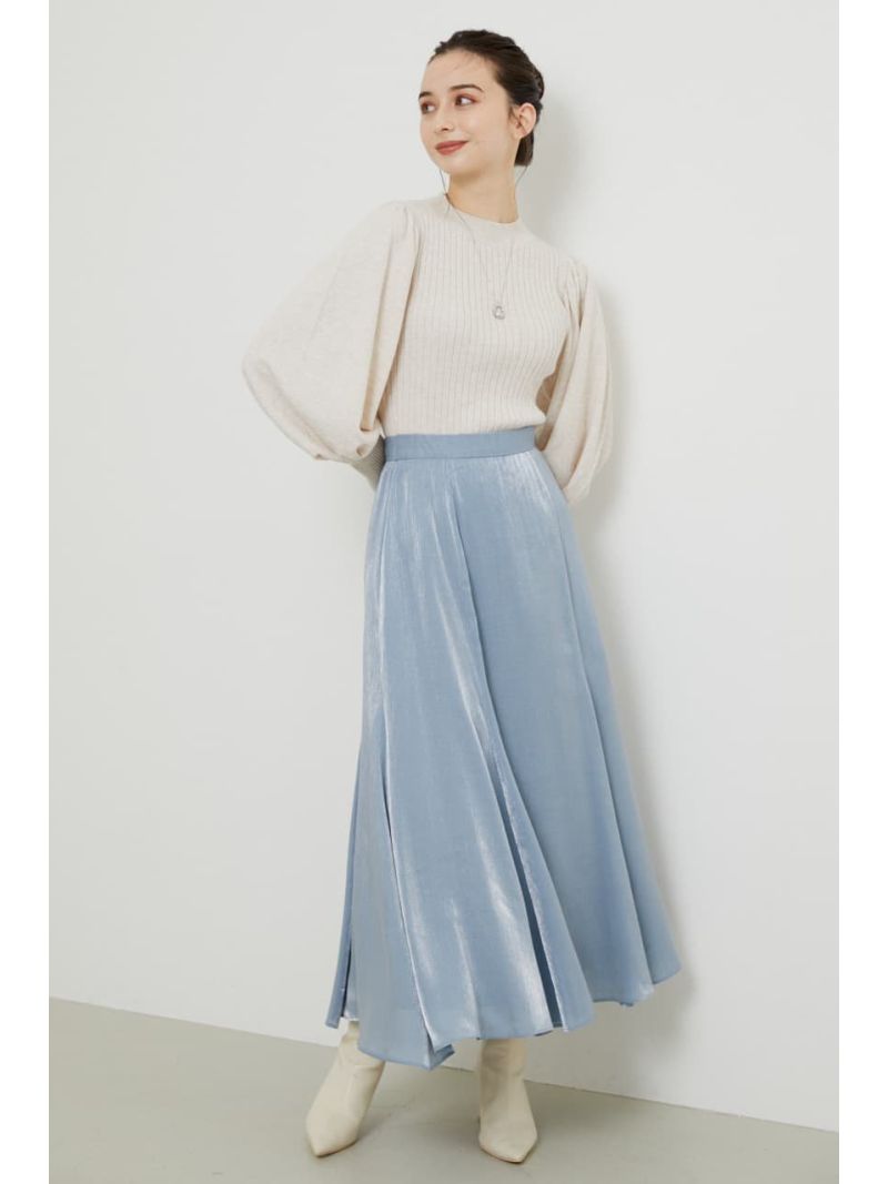 rienda ミラーサテンJ/W SK(2) リエンダ スカート その他のスカート ブルー グリーン パープル【送料無料】のサムネイル