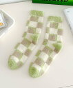 【SALE/10%OFF】aimoha - select - aimoha -select-/ふわふわ柄ニット靴下 アイモハ 靴下・レッグウェア 靴下 ベージュ...
