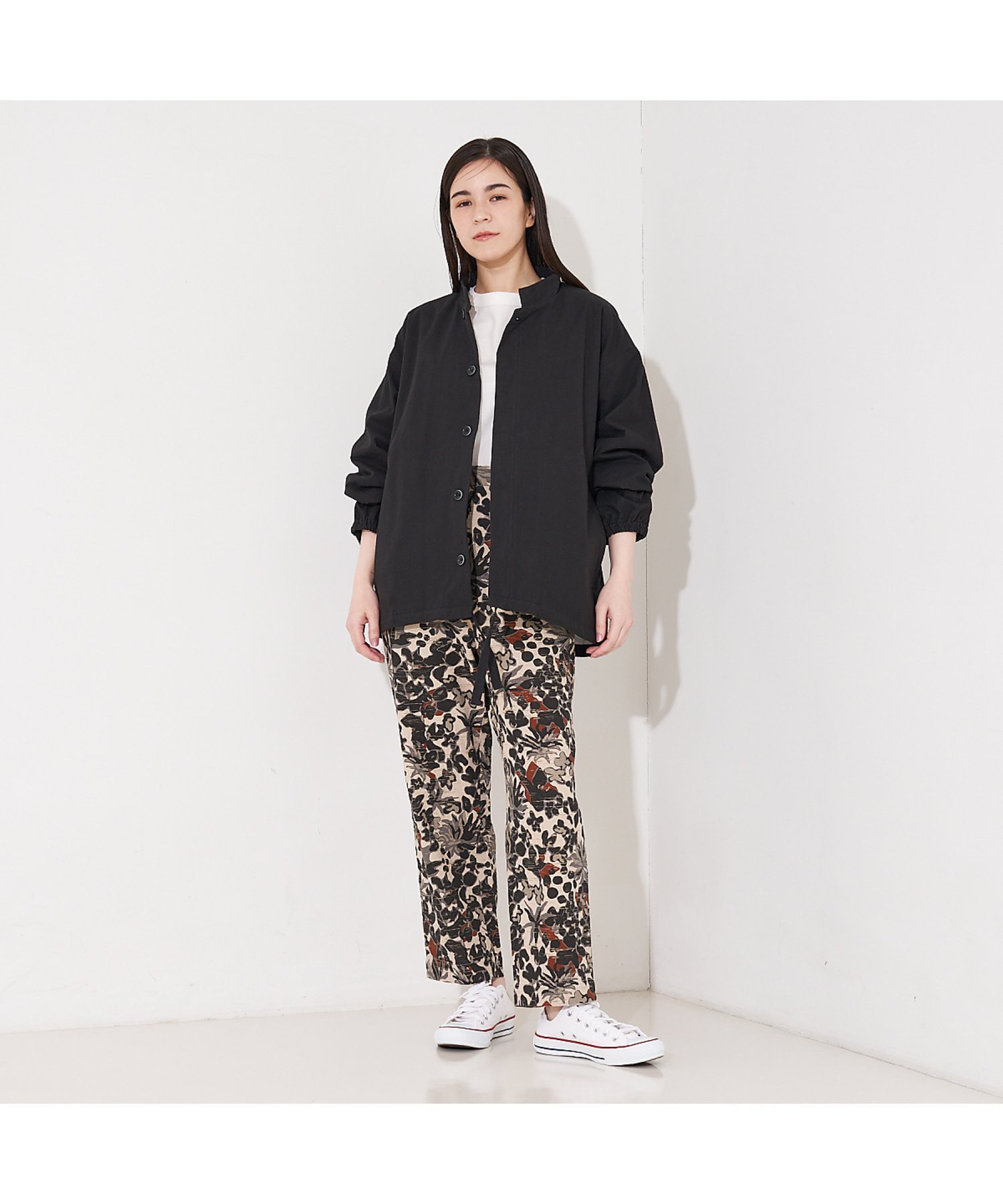 【yarmo】 Drawstring Jacket/ドローストリングジャケット コレックス ジャケット・アウター ブルゾン・ジャンパー ベージュ ブラック