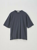 JOHN SMEDLEY Crew neck Welt hem T-shirt ｜ S4676 ｜ 30G ジョンスメドレー トッ...