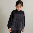 【SALE/15%OFF】branshes 【WEB限定/DRC/やわらか薄手裏毛】チュールドッキングトレーナー ブランシェス トップス スウェット・トレーナー...