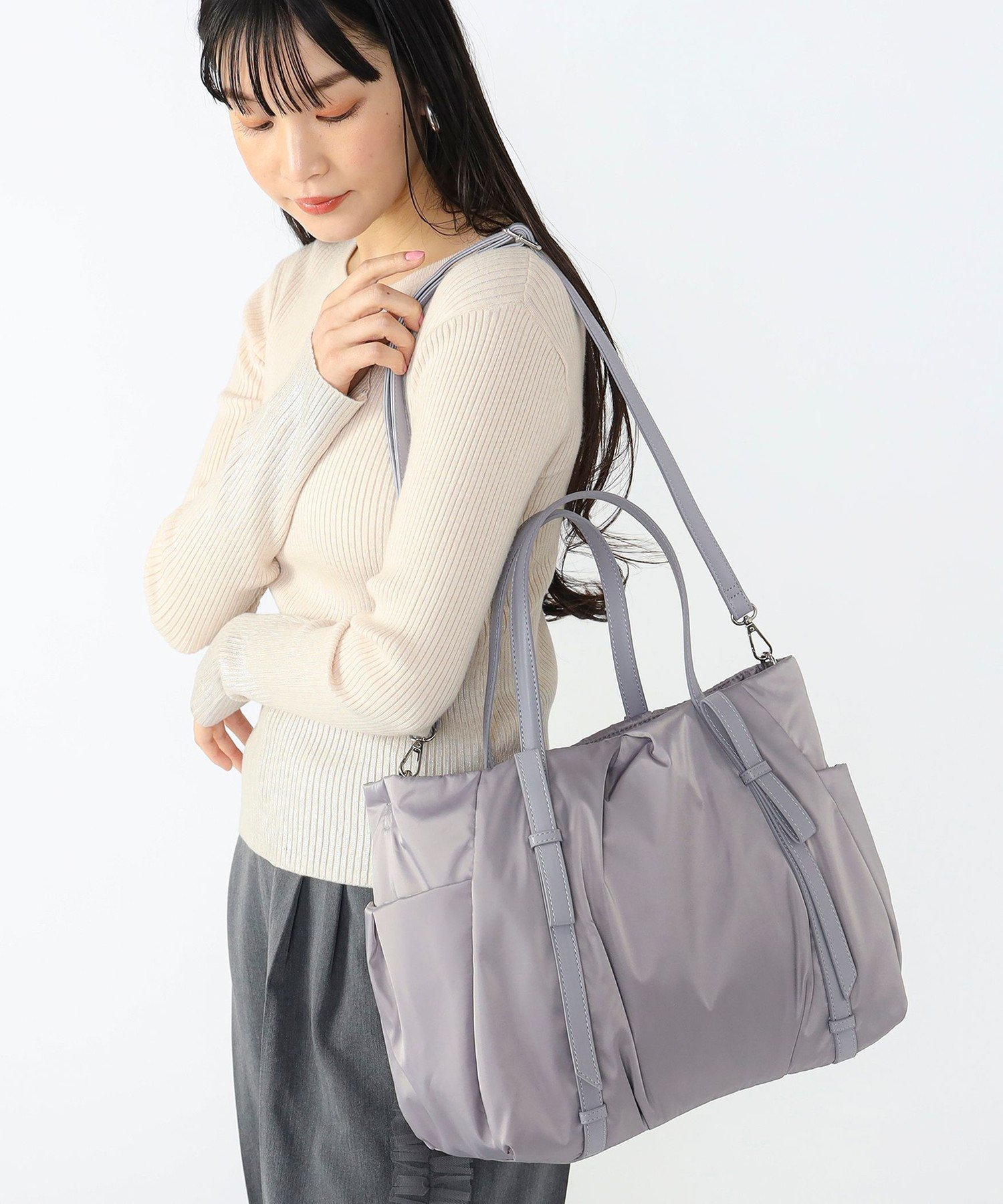 【SALE／30%OFF】BEAMS HEART WOMEN リボン トートバッグ ビームス ハート