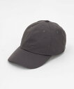 COMME CA ISM ナイロンワッシャー キャップ コムサイズム 帽子 キャップ ブラック グレー