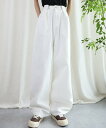 【SALE/30%OFF】aimoha - select - aimoha - select -/2WAYジーンズデニム深めのウエストタックハイウエストデニムパ...