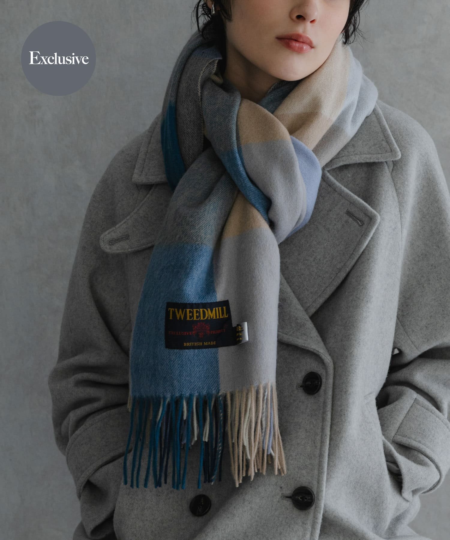 【SALE/50%OFF】URBAN RESEARCH 『別注』TWEED MILL*URBAN RESEARCH Lambswoolstole アーバンリサーチ ファッション雑貨 マフラー・ストール・ネックウォーマー【送料無料】