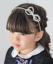 BeBe Petits Pois Vert 【店舗限定】リボンパールカチューシャ ベベ オンライン ストア ヘアアクセサリー カチューシャ・ヘアバンド ホワイト