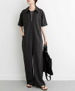 URBAN RESEARCH DOORS FORK&SPOON 5分袖オールインワン アーバンリサーチドアーズ オールインワン・オーバーオール オーバーオール・サロペット ブラウン ネイビー【送料無料】(4)