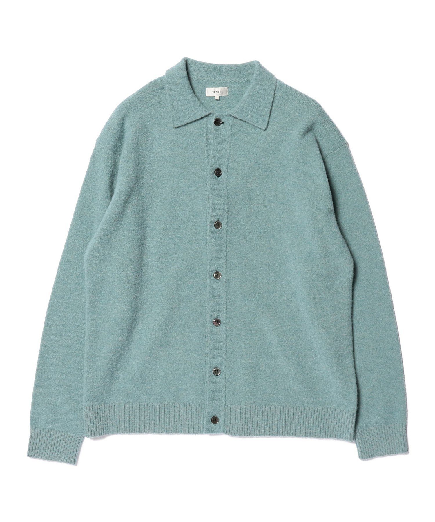 【SALE／30%OFF】BEAMS 7ゲージ アルパカ ニット ポロ カーディガン ビームス アウトレット トップス ..