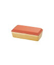 BACKYARD FAMILY earth color 抗菌 長角弁当箱 ローラ 食器・調理器具・キッチン用品 弁当箱・ランチボックス グレー レッド