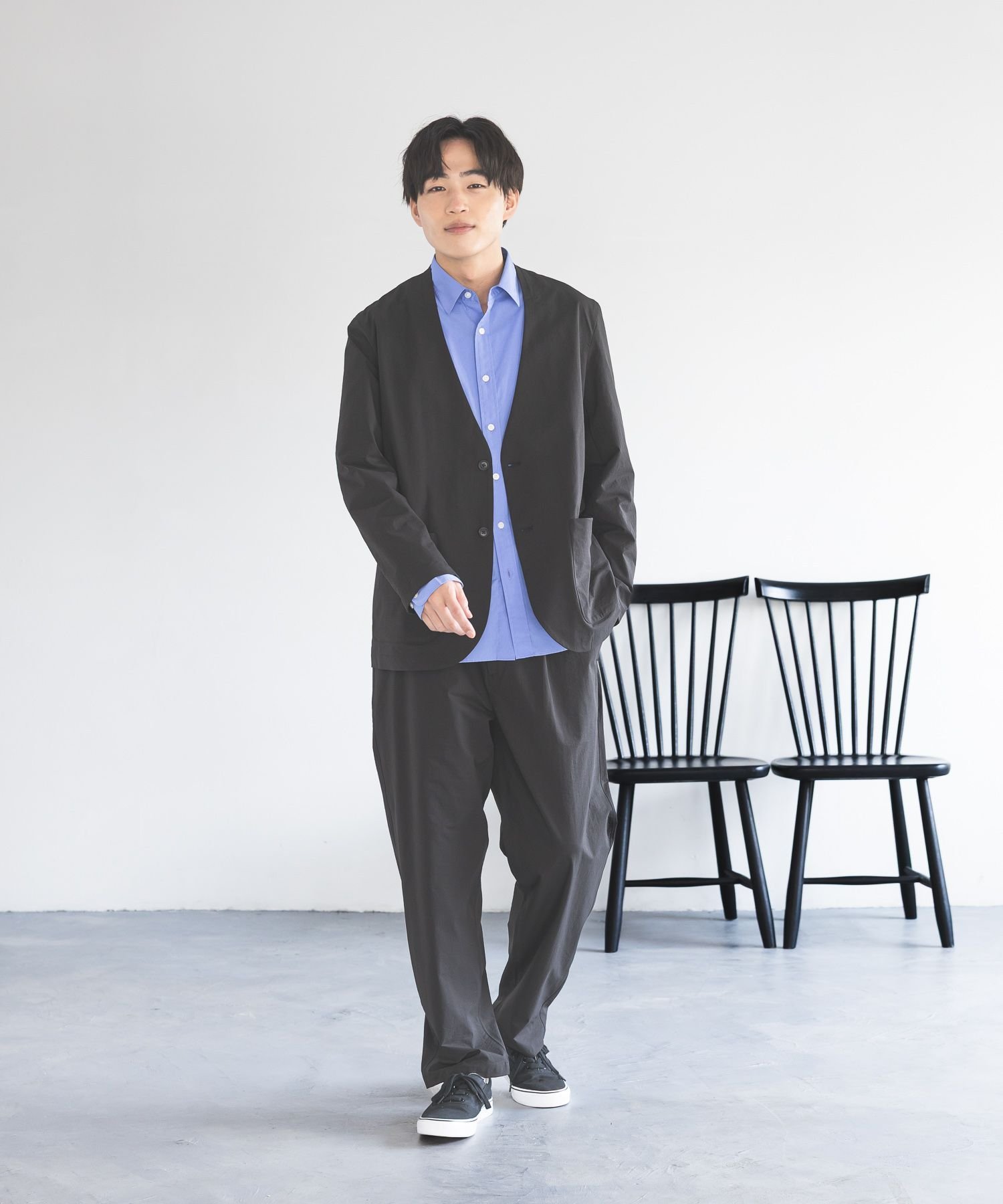 シーズンレステックワイドパンツ/643122 グローバルワーク パンツ その他のパンツ ブラック ベージュ