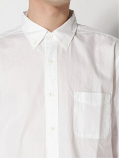 Broadcloth Buttondown Shirt 11-11-5968-563: White Broadcloth Buttondown Shirt 11-11-5968-563: White