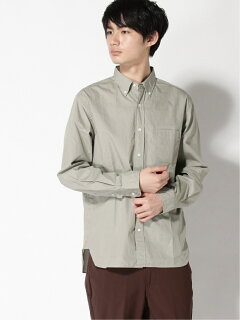 Broadcloth Buttondown Shirt 11-11-5968-563: Grey Broadcloth Buttondown Shirt 11-11-5968-563: Grey