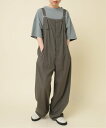【SALE/25%OFF】RNA-N O0725 レーヨンリネンコットンオーバーオール アールエヌエーエヌ オールインワン・オーバーオール オーバーオール・サロペット カーキグリーン ブラウン ブラック【送料無料】(4)