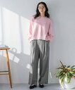 【SALE/30%OFF】LOWRYS FARM ピグメントリメイクウラケプルオーバー ローリーズファーム トップス スウェット・トレーナー ブラック ホワイト...