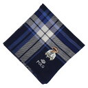 POLO RALPH LAUREN ポロ ラルフ ローレン メンズ 先染ハンカチ インターモードカワベ ファッション雑貨 ハンカチ・ハンドタオル ブルー ベージュ ネイビー