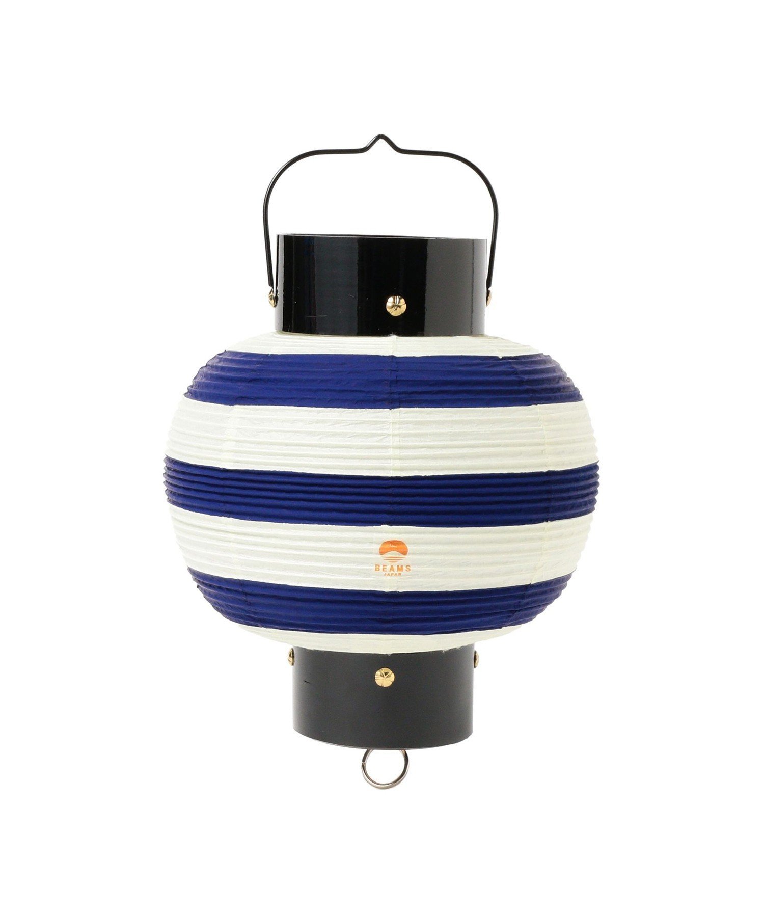 BEAMS JAPAN 【別注】秋村泰平堂 / 八寸丸縞 提灯 ビームス ジャパン ファッション雑貨 その他のファッション雑貨 ネイビー オレンジ【送料無料】