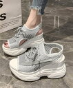 【SALE/30%OFF】miniministore オープントゥスポーティーサンダル 厚底靴 ミニミニストア シューズ・靴 サンダル グレー ブラック ホワイ...