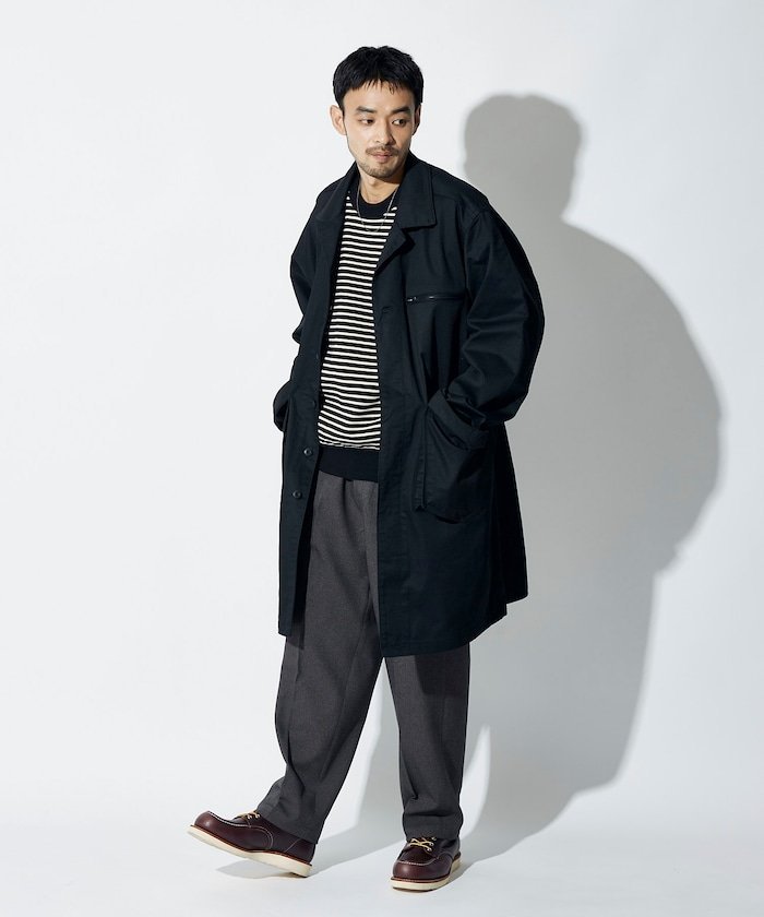 【SALE/40%OFF】RED KAP 別注 SHOP COAT 25AW フリークスストア ジャケット・アウター ステンカラーコート ブラック ベージュ【送...