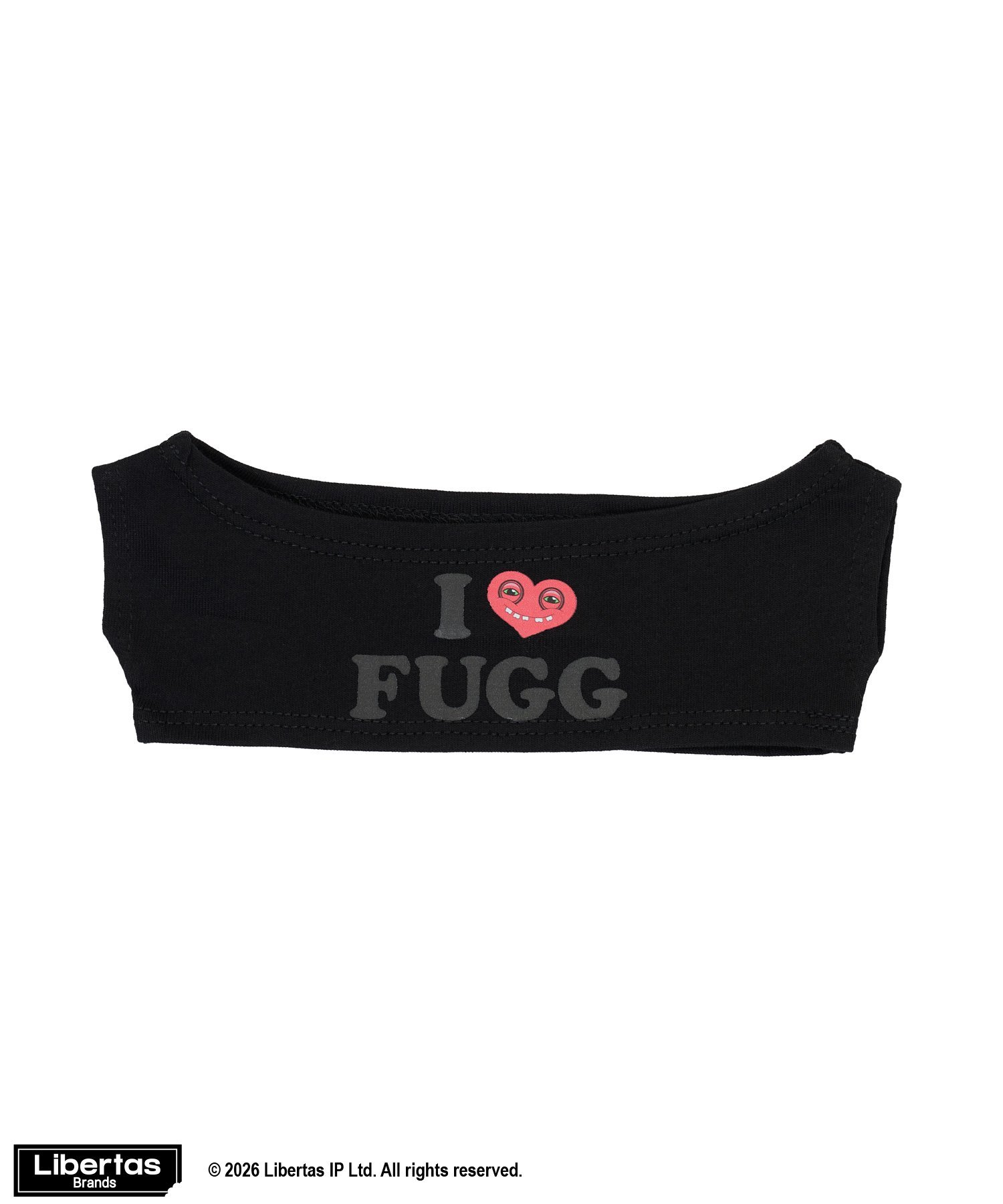 atmos pink atmos pink x FUGGLER I LOVE FUGGLER LS T-shirt BLACK アトモス トップス カットソー・Tシャツ ブラック