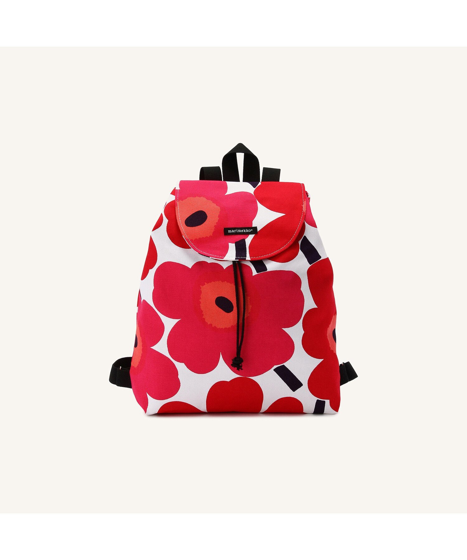 マリメッコ 【SALE／37%OFF】Marimekko 【日本限定】 Unikko バックパック マリメッコ バッグ リュック・バックパック ホワイト グレー ピンク ブラック【送料無料】