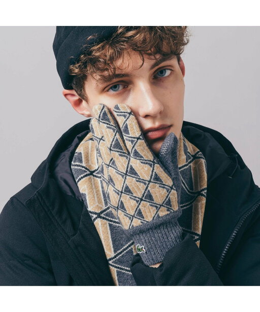 Monogram Gloves RV2260J: Beige Monogram Gloves RV2260J: Beige