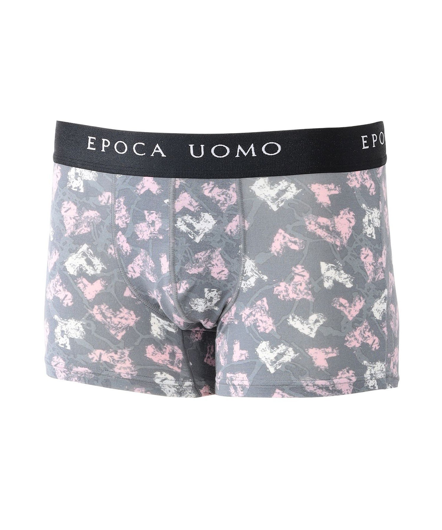 EPOCA UOMO 【日本製】クラッシュハートプリントボクサーパンツ エポカ インナー・ルームウェア その他のインナー・ルームウェア グレー ネイビー