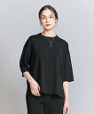 【SALE/50%OFF】BEAUTY&YOUTH UNITED ARROWS ハーフスリーブ ニットプルオーバー -ウォッシャブル- ビューティー&ユース ユナイテッドアローズ トップス ニット ブラウン ブラック ベージュ【送料無料】