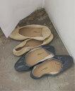 IENA 《予約》PORSELLI/ポルセリ SOLID BALLET バレエシューズ イエナ シューズ・靴 バレエシューズ ベージュ グレー【送料無料】