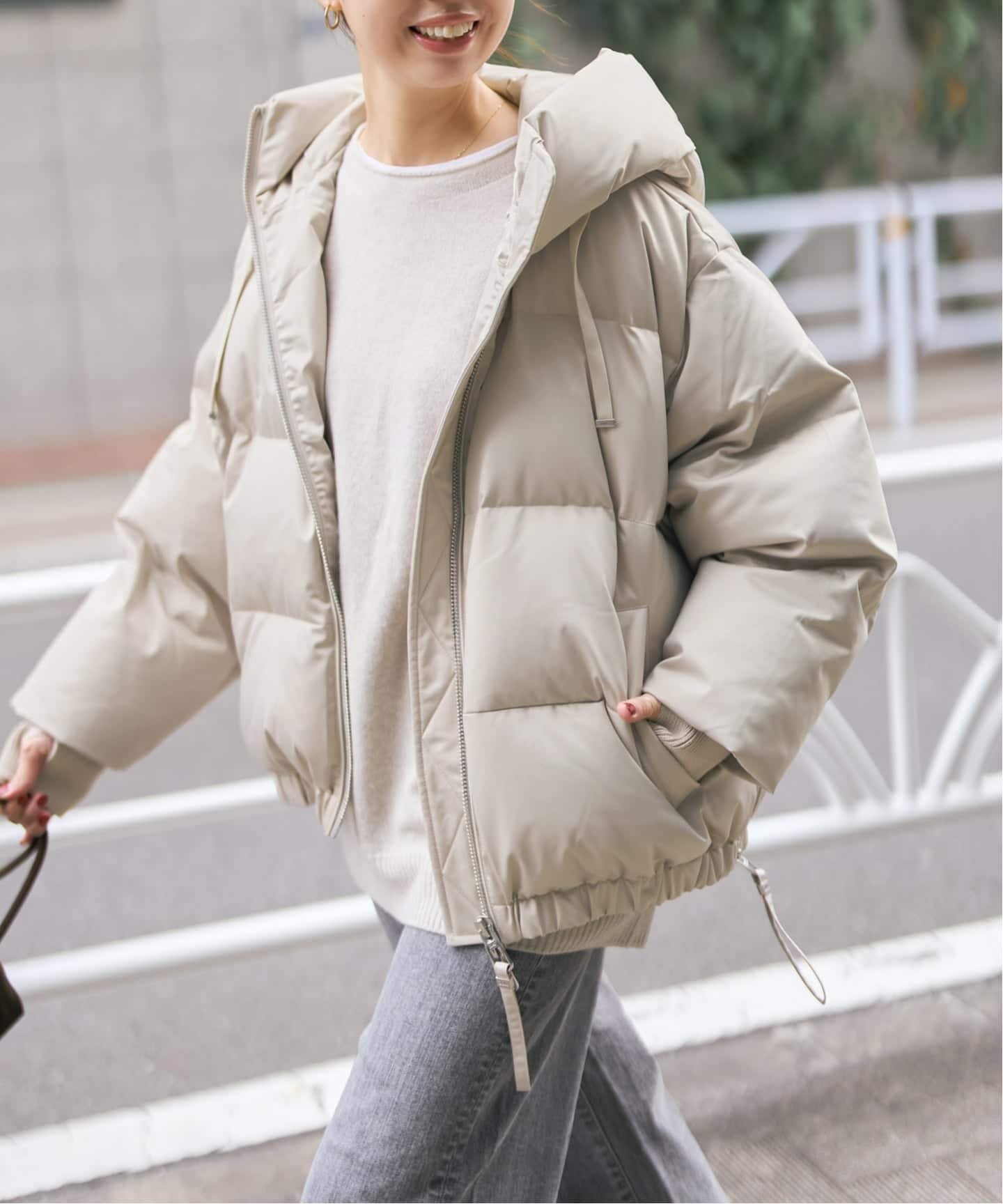 Spick & Span 《一部店舗+WEB限定》DUNO / デュノ HEKAM スピックアンドスパン ジャケット・アウター ダウンジャケット・ダウンベスト ホワイト ブラウン【送料無料】のサムネイル