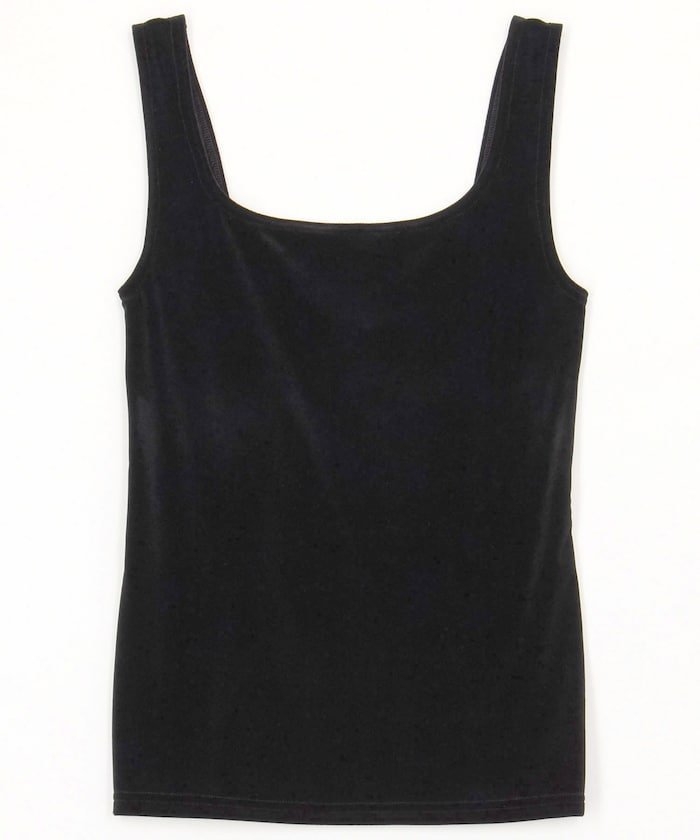 Simone Wild VELVET SINGLET フリークスストア トップス その他のトップス ブラック