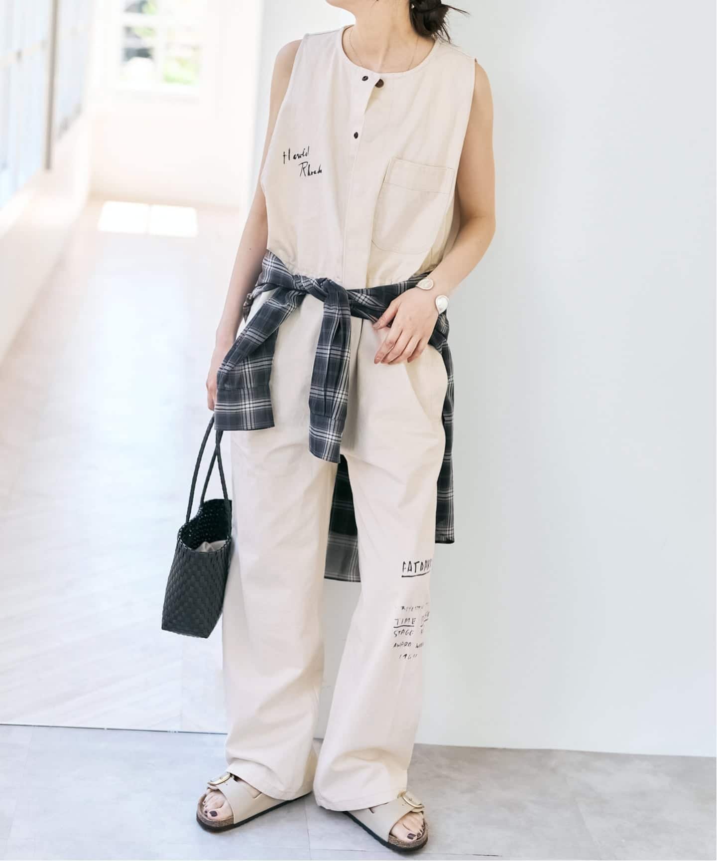 Spick & Span PAY·DAY / 페이데이 별주 N/S 올인원 스픽 앤 스팬 올인원 오버올 올인원 연결 블루 베이지[무료우송]
