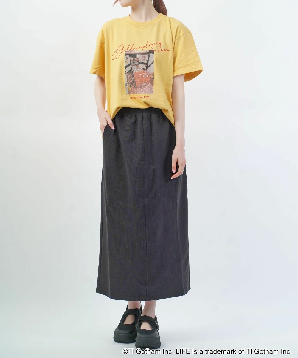 グッドロックスピード LIFE PICTURE COLLECTION ブルーコムブルー トップス カットソー・Tシャツ イエロー