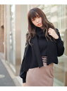 【SALE/50%OFF】LIP SERVICE マフラーSETボリュームニット リップサービス ニット 長袖ニット ブラック ベージュ ホワイト レッド