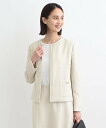 【SALE/20%OFF】INDIVI 【定番スーツ/洗える】スラブツィードジャケット インディヴィ スーツ・フォーマル セットアップスーツ ブラウン ネイビー...