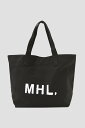 MHL. HEAVY COTTON CANVAS マーガレット・ハウエル バッグ その他のバッグ ブラック【送料無料】