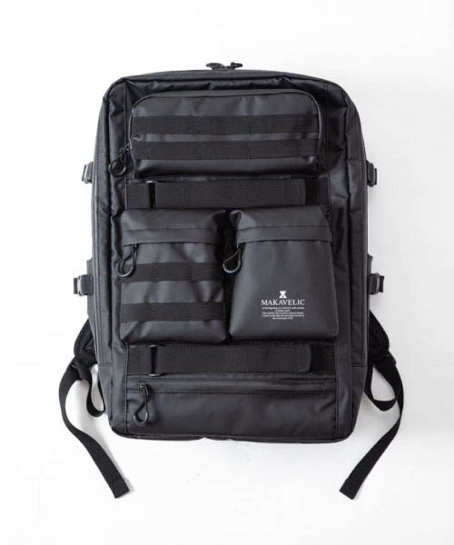 マキャベリック リュック メンズ MAKAVELIC AILE MULTI BACKPACK / バックパック / リュックサック マキャベリック バッグ リュック・バックパック ブラック【送料無料】